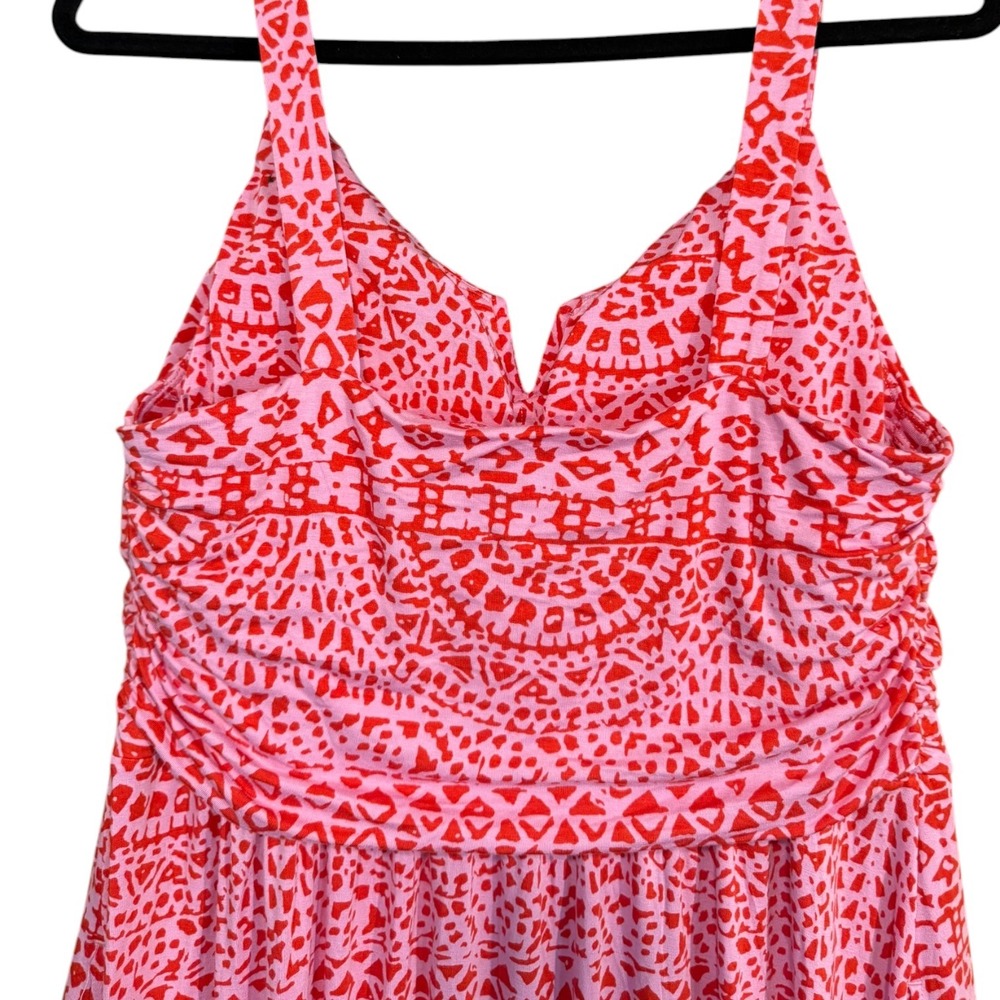 Soma Soft Jersey Bahia Maxi Bra Dress Sz XL Resortwear Boho Hidden Pocket Beach - Picture 7 of 7